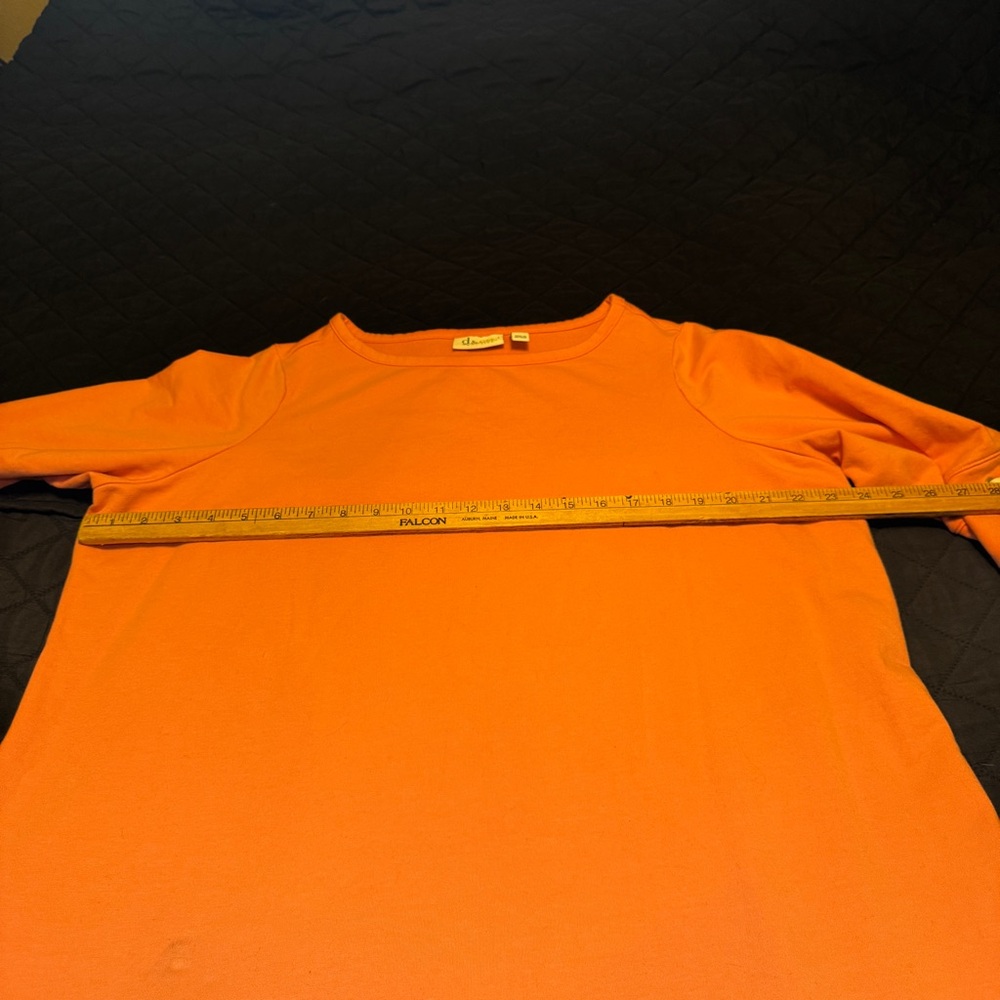 d&co Active | Women's Petite Coral Sweatshirt Size 1XP - Picture 6 of 6